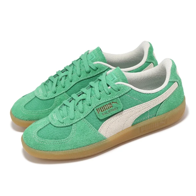 PUMA 德訓鞋 Palermo Vintage 男鞋 女鞋 綠 米白 麂皮 復古 休閒鞋 ROSE同款(396841-05)