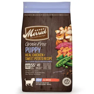 【Merrick】奇跡 無榖狗飼料-幼犬&懷孕母犬-4LB/1.8KG