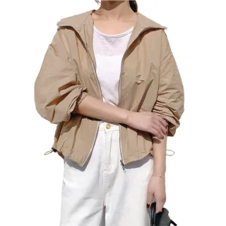【Alishia】日系設計純色寬鬆透氣輕薄防曬外套 M-2XL(白 / 黑 / 卡其)