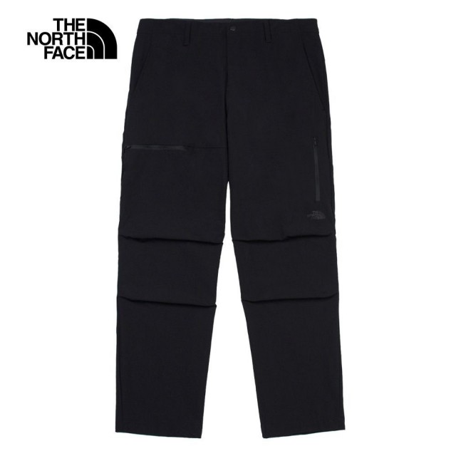 【The North Face】TNF 北臉 長褲 多口袋 戶外 M BASIN PANT - AP 男 黑色(NF0A8AZ4JK3)