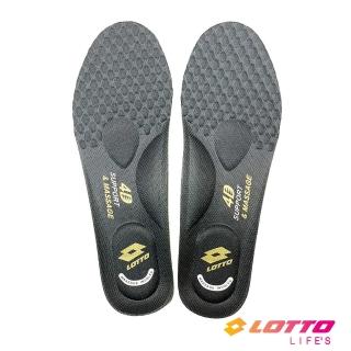 【LOTTO】4D 支撐按摩紓壓鞋墊(灰/金-LT3CMI5018)