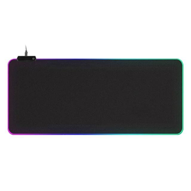 【Jujia 聚家】滑鼠墊 RGB電競滑鼠墊 滑鼠墊加厚 350mm×250mm×4mm(鼠墊/電競滑鼠墊)