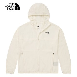 【The North Face】TNF 北臉 防潑水防曬防風外套 W NEW ZEPHYR WIND JACKET - AP 女 白色(NF0A7WCP4HP)