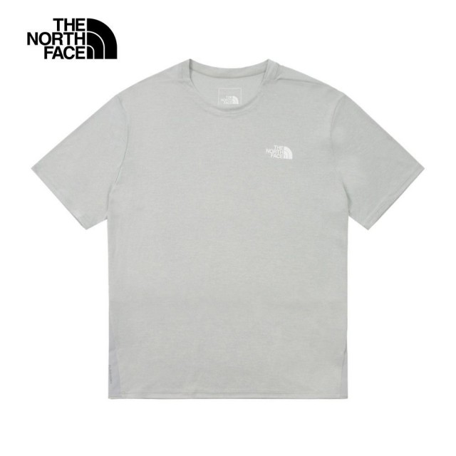 【The North Face】TNF 北臉 短袖上衣 休閒 運動 M BRIDGER S/S SHIRT - AP 男 女 灰色(NF0A536QA8Q)