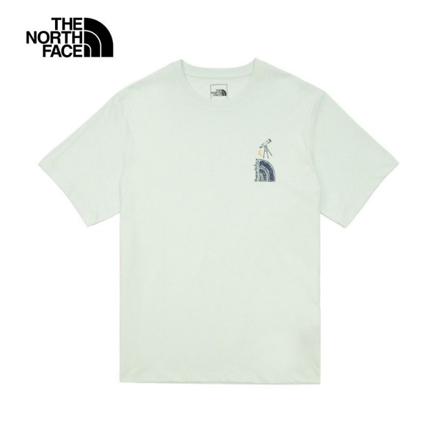 【The North Face】TNF 北臉 短袖上衣 休閒 U BTS S/S RLX TEE - AP 男 女 綠色(NF0A8AT41OF)