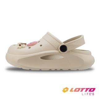 【LOTTO】童鞋 雲朵洞洞鞋(奶茶-LT4AKS8081)