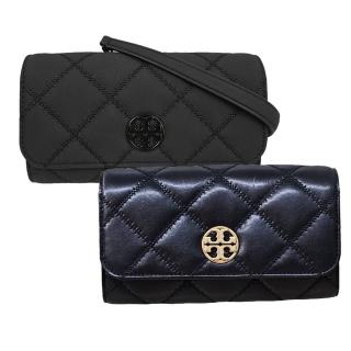 【TORY BURCH】tory burch willa 新款 磨砂黑 woc鍊帶斜背包 手拿包 原廠防塵袋紙袋(父親節七夕情人節)