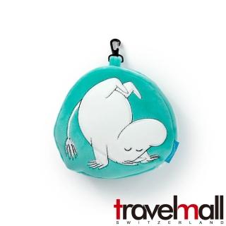 【Travelmall】2IN1多功能旅行舒適枕頭眼罩(嚕嚕米)