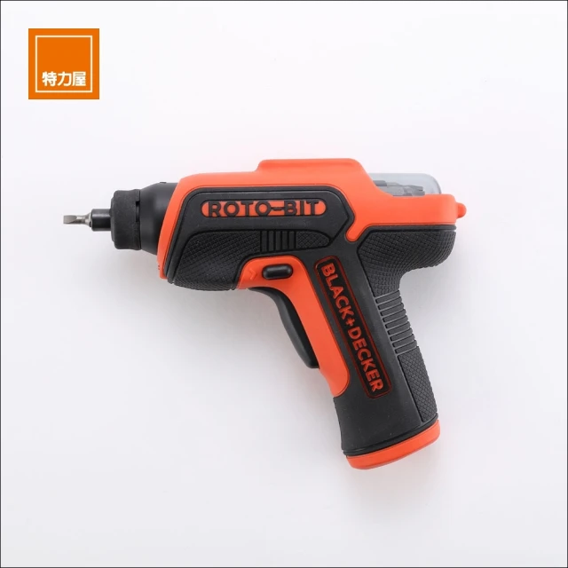 Black+Decker 3.6V可換頭旋轉起子機8件組 內建儲存槽