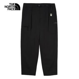 【The North Face 官方旗艦】北面男款黑色DWR防潑水休閒褲｜81SJ4H0