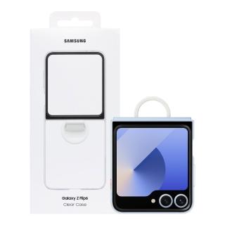 【Samsung 三星】Galaxy Z Flip6 原廠透明保護殼 - 指環扣(EF-QF741)