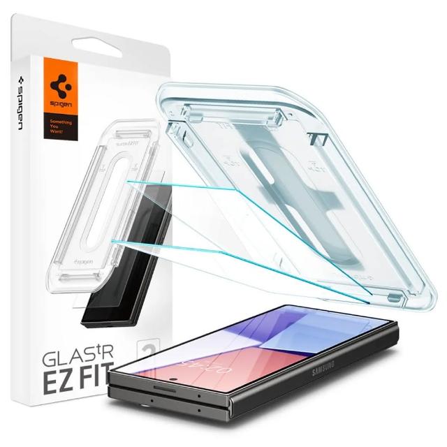 【Spigen】SGP galaxy Z Fold 6 Glas.tR EZ Fit-玻璃保護貼(透明_含快貼板:2入)