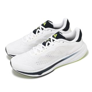 【adidas 愛迪達】慢跑鞋 Response Super M 男鞋 女鞋 白 藍 緩衝 輕量 運動鞋 愛迪達(JI4317)