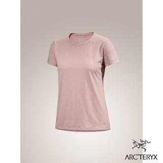 【Arcteryx 始祖鳥官方直營】女 Taema 快乾短袖圓領衫(野玫瑰雜粉)