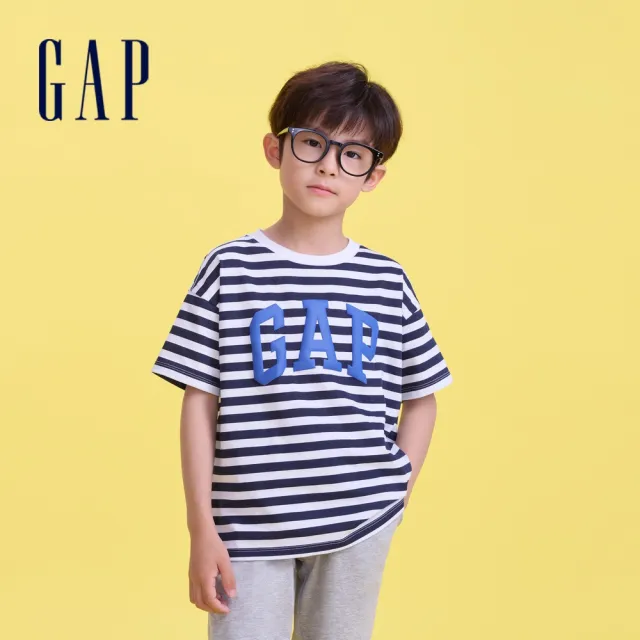 【GAP】兒童裝 Gap x Minions小小兵聯名 Logo純棉印花圓領短袖T恤-多款任選(466038&545514&562512&562525)