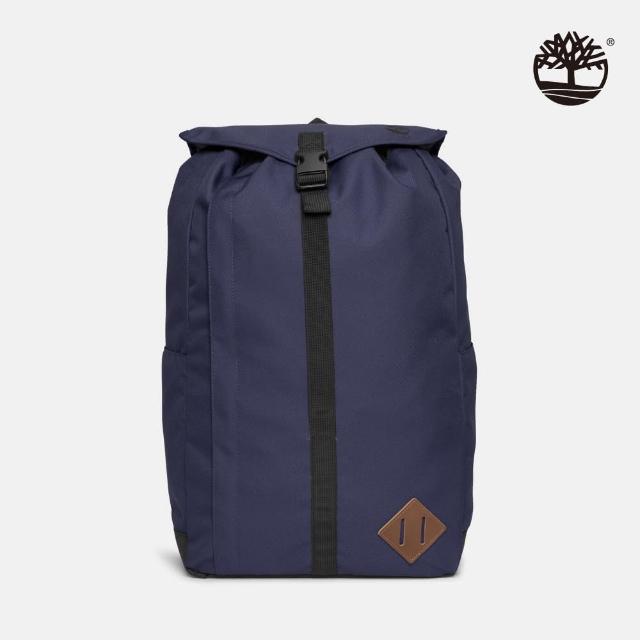 【Timberland 官方旗艦】中性深藍色休閒後背包(A6MFW451)