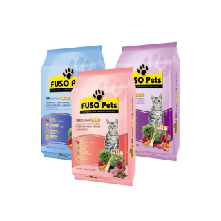 【FUSO Pets】福壽貓食20磅二入組-多種口味任選(貓飼料 貓糧 寵物飼料 貓乾糧)