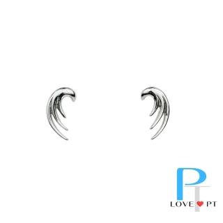 【love pt】天使翅膀 白金耳環 母親節禮物(PT950 鉑金耳環 B014)