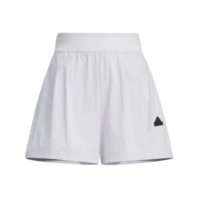 【adidas 愛迪達】Tech WV Shorts 女 短褲 運動 休閒 尼龍 寬鬆 日常 舒適 白(IM8828)