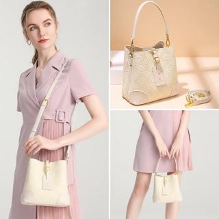 【LEEHER】女包包/斜揹包/水桶包/手提包/單肩包/精品包/歐美包包/白色包包/黑色包包/大容量包包