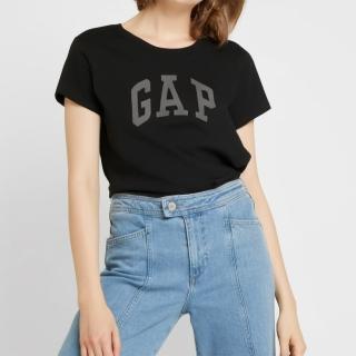 【GAP】男女裝 Logo圓領短袖T恤 短褲 運動褲 黑色 海軍藍 男版 女版(百搭爆款/男女組合)