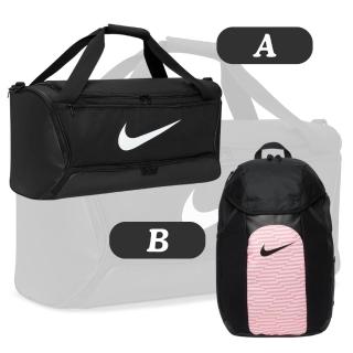 【NIKE 耐吉】手提包 健身 旅行袋 籃球袋 60L 黑 & 後揹包(DH7710010 & DV0761017)