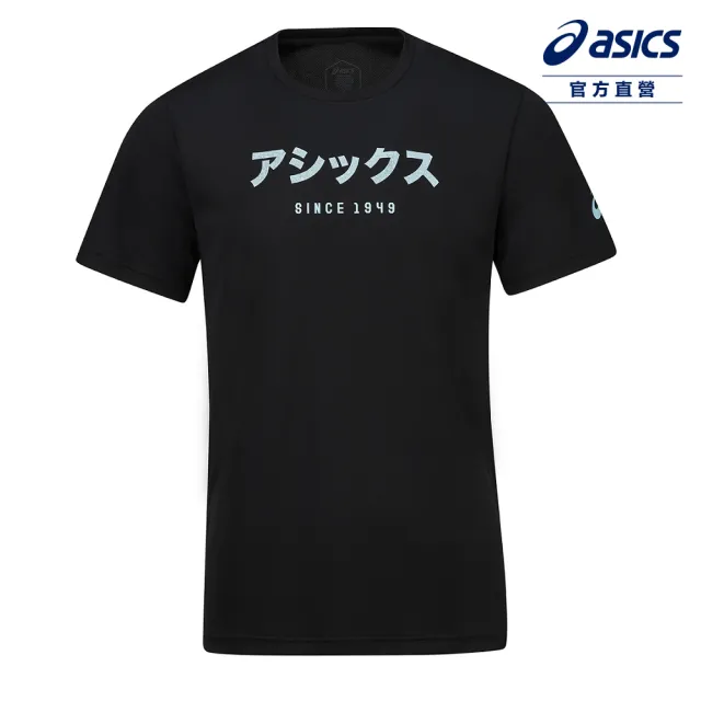 【asics 亞瑟士】短袖上衣 男款 亞洲版 跑步上衣(2011D280-001)