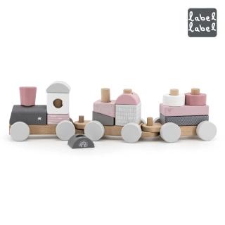【Label Label】木質小火車-兩色可選(採用FSC認證木質製成)