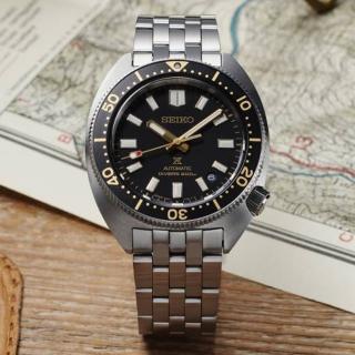 【SEIKO 精工】Prospex 初代海龜復刻機械潛水錶-黑x銀/41mm 雙12限定(SPB315J1/6R35-01Z0D)