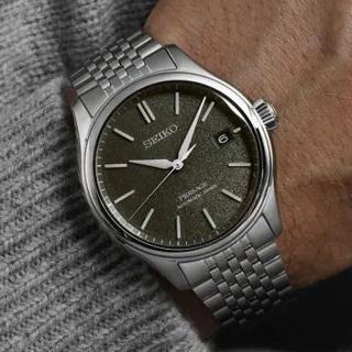 【SEIKO 精工】Presage 職人匠心機械錶-灰x銀/40.2mm 雙12限定(SPB465J1/6R55-00H0D)