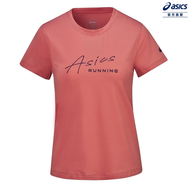 asics 亞瑟士 涼感短袖上衣 女款 亞洲版 跑步上衣(2012D218-600)