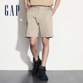 【GAP】男裝 純棉短褲-卡其色(461258)