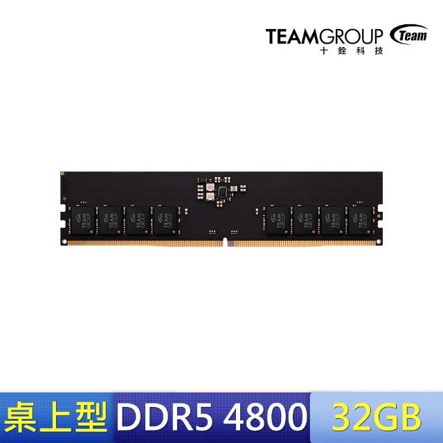 【Team 十銓】ELITE DDR5 4800 32GB CL40 桌上型記憶體