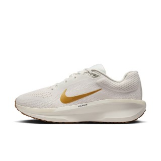 【NIKE 耐吉】WMNS AIR WINFLO 11 運動鞋 慢跑鞋 女鞋 米白 金 路跑 訓練 透氣(FJ9510-003)