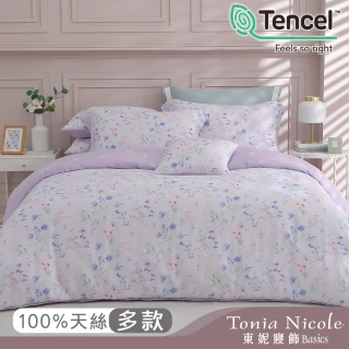 【Tonia Nicole 東妮寢飾】環保印染100%萊賽爾天絲兩用被床包組(雙人/多款任選)