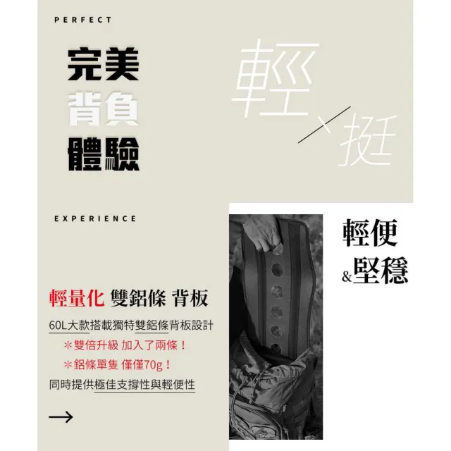 SHANER Bagself-魔鬼戰術包-60L大款(戶外背包 露營背包 戰術背包 休閒背包 求生