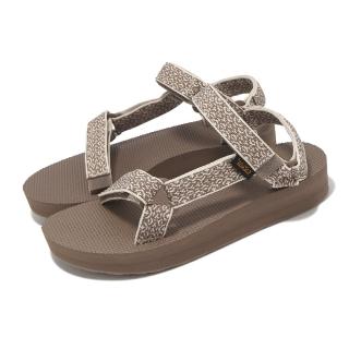 【TEVA】涼鞋 W Midform Universal 女鞋 波西米亞馴鹿 再生織帶涼鞋 厚底 緩衝 涼拖鞋(1090969BHCR)