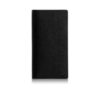 【BRAUN BUFFEL 德國小金牛】洛菲諾P-II 15卡透明窗長夾-黑色(BF347-301-BK) 錢包送禮推薦