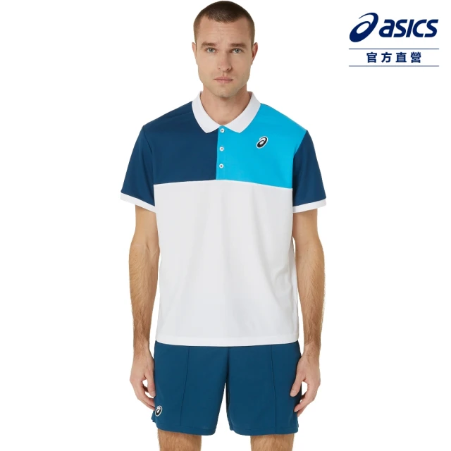 asics 亞瑟士 POLO衫 男款 海外版 網球上衣(2041A305-107)