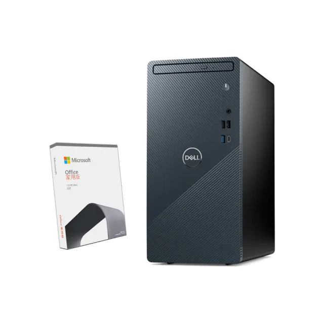 【DELL 戴爾】Office 2021組★i7二十核心桌上型電腦(Inspiron/3030T-R1708BTWW/i7-14700/16G/1TB SSD/W11/4