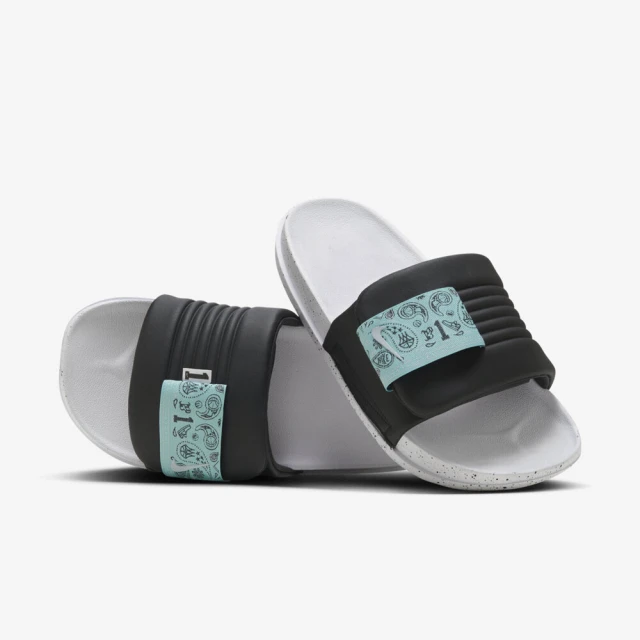 NIKE 耐吉NIKE 耐吉 Offcourt Adjust Slide 男女 涼拖鞋 運動 休閒 魔鬼氈 黑白(HF5695-011)