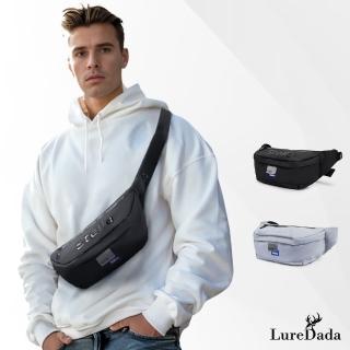 【LureDada 鹿兒搭搭】尼龍斜揹包 男生運動斜揹包 男生休閒包(斜揹包 單肩包 郵差