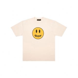 Drew house FW22 mascot ss tee cream 笑臉 奶油白 上衣 DH-HJ2121-MCCM