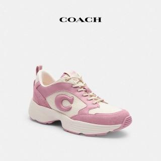 【COACH】蔻馳官方直營 STRIDER運動鞋-鬱金香紅色(CP837)