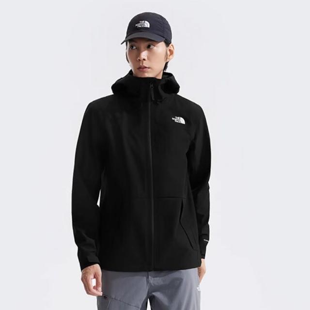 【The North Face】北臉 外套 男款 運動連帽外套 衝鋒衣 防水 透氣 M DRYZZLE FUTURELIGHT 黑 8AP0JK3