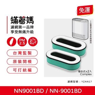 【著媽】濾網2入優惠組(適用 Teco 東元 NN9001BD NN-9001BD YZAN17 空氣清淨機)