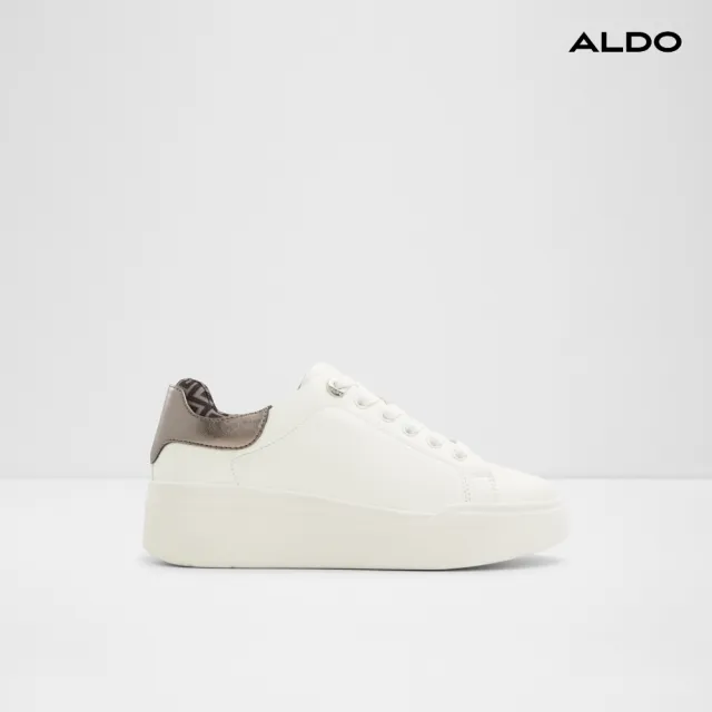 【ALDO】雙11★NINY-流行百搭時髦厚底休閒鞋-女鞋(白配銀銅色)