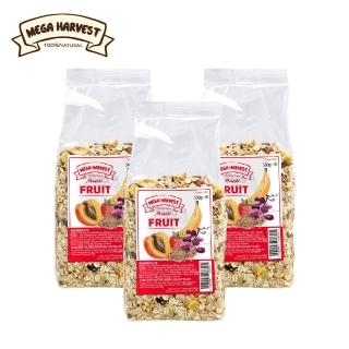 【Mega Harvest】德國天然什錦水果穀片 500gX3包