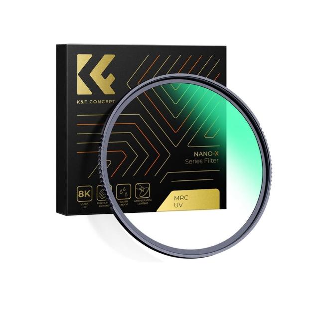 【K&F Concept】Nano-X MC 多層鍍膜 UV濾鏡 52mm-58mm(公司貨)