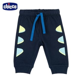 【Chicco】24SS童裝-SB 彩色恐龍-造型束口長褲